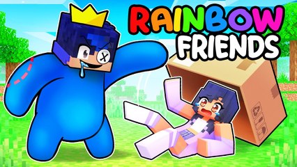 Satisfy Your Hunger with Rainbow Friends in Minecraft! 🌈