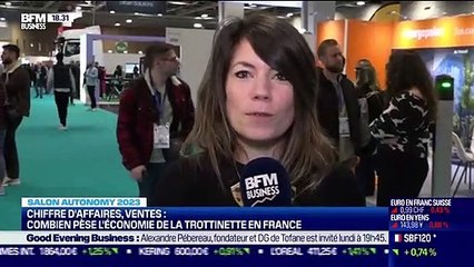 Chiffre d'affaires, ventes que représente l'économie de la trottinette en France_