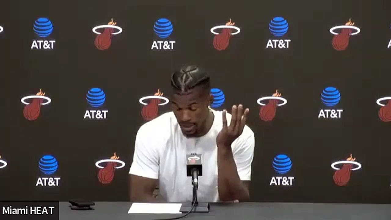 Miami Heat's Jimmy Butler and Cody Zeller are called Blackman and Robin
