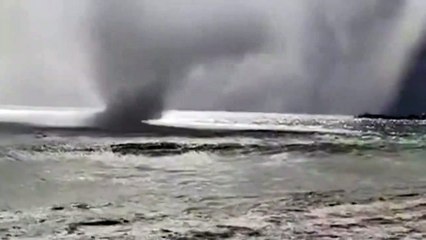 Tornado Hits Ayi Napa, South Cyprus
