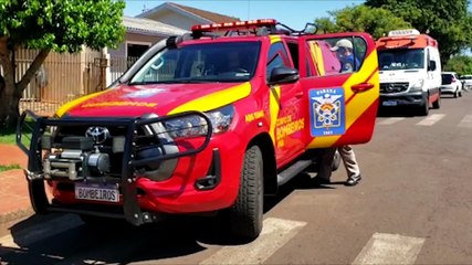 Em estado grave, mulher é socorrida pelo Corpo de Bombeiros e Samu