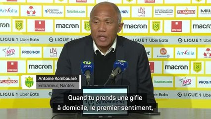 29e j. - Kombouaré : "Le premier sentiment, c'est un sentiment de honte"