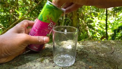 soft drinks vs lava metal ball Experiment