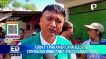 Panamericana Televisión y ADRA entregan kits de alimentos a damnificados en Chepén