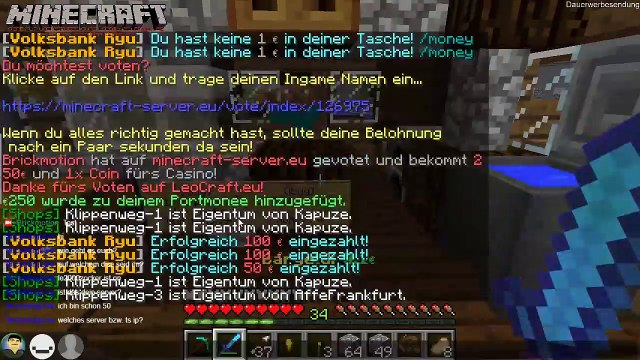 Minecraft Let's Leo 72: Servertour & Farming, die Zweite (Feat. Sircyborg, le2000zocker & Co.)