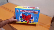 Unboxing and Review of RATNA'S Shape sorter cube Senior for gift