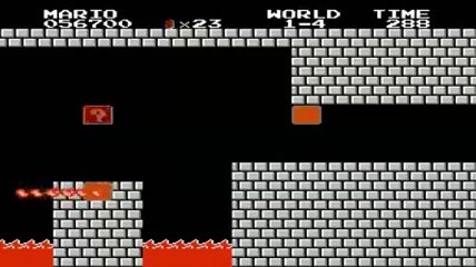 Evolution of Mario Falling in Lava 1985_1