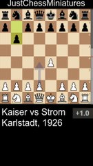 Black overcautious move is punished.