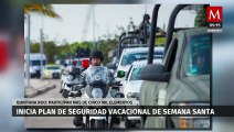 Mara Lezama da banderazo al Plan de Seguridad Vacacional de Semana Santa