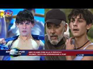 Amici 22,Samu fuori alla 3ª puntata e  polemici: 'Uscito per sponsorizzare il film?'