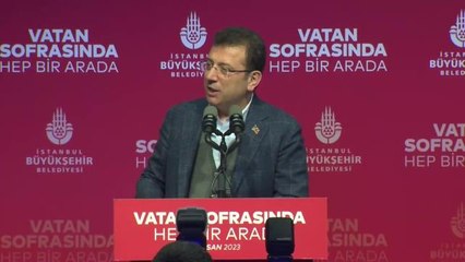 Ekrem İmamoğlu: Bütün Sorunlarımız Çözüme Kavuştuğunda, Memleketimizin Huzuru, Barışı da Teminat Altında Olacak