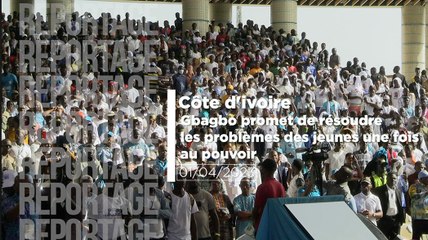 Côte d'ivoire : Gbagbo promet de résoudre les problèmes des jeunes une fois au pouvoir