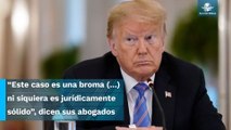 Defensa de Trump asegura que el caso en contra del exmandatario de EU no sobrevivirá en tribunales