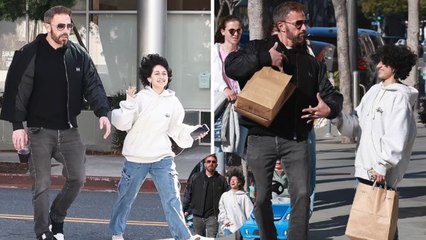 Ben Affleck spent his Saturday having a blast with his stepdaughter Emme.