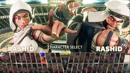 Female Rashid skin Street Fighter V Champion Edition
