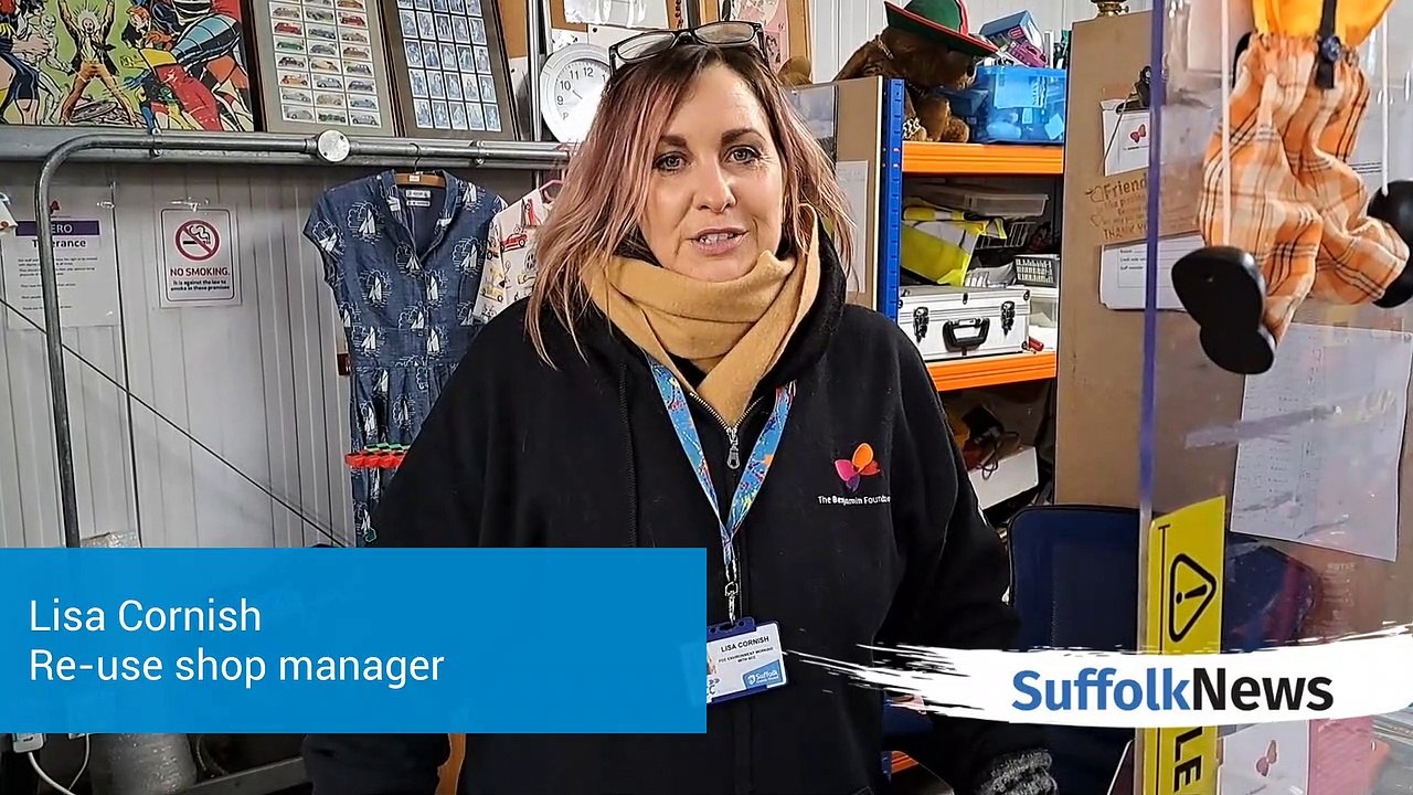 Behind the scenes at Bury St Edmunds Recycling Centre and Re-use shop