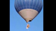 Husband, 50, and wife, 38, perish in hot air balloon fire over Mexico City ruins - and their daughter is hospitalized after she jumped from the burning basket: Posed for family picture moments before