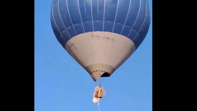 Husband, 50, and wife, 38, perish in hot air balloon fire over Mexico City ruins - and their daughter is hospitalized after she jumped from the burning basket: Posed for family picture moments before