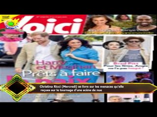 Christina Ricci (Mercredi) se livre sur les menaces qu’elle  reçues sur le tournage d’une scène de n