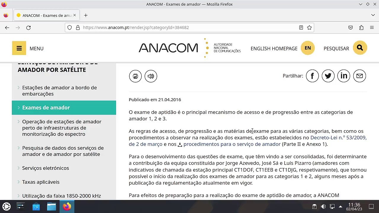 Preparação para o exame de radioamador de categoria 3 - Parte 1