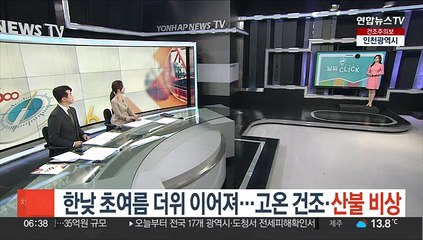 [날씨클릭] 한낮 초여름 더위 이어져…고온 건조·산불 비상