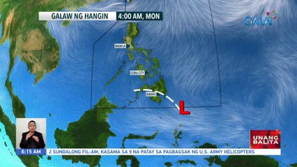 Isang bagyo, inaasahang mabubuo o papasok sa PAR ngayong buwan ng Abril; Trough o extension ng binabantayang LPA, nakaaapekto na sa Mindanao - Weather update today as of 6:15 a.m. (April 03, 2023) | UB