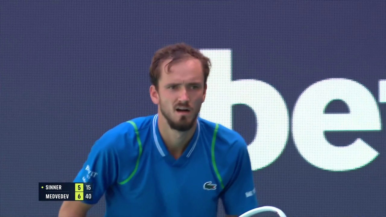 Sinner v Medvedev | Miami Open final | Match Highlights