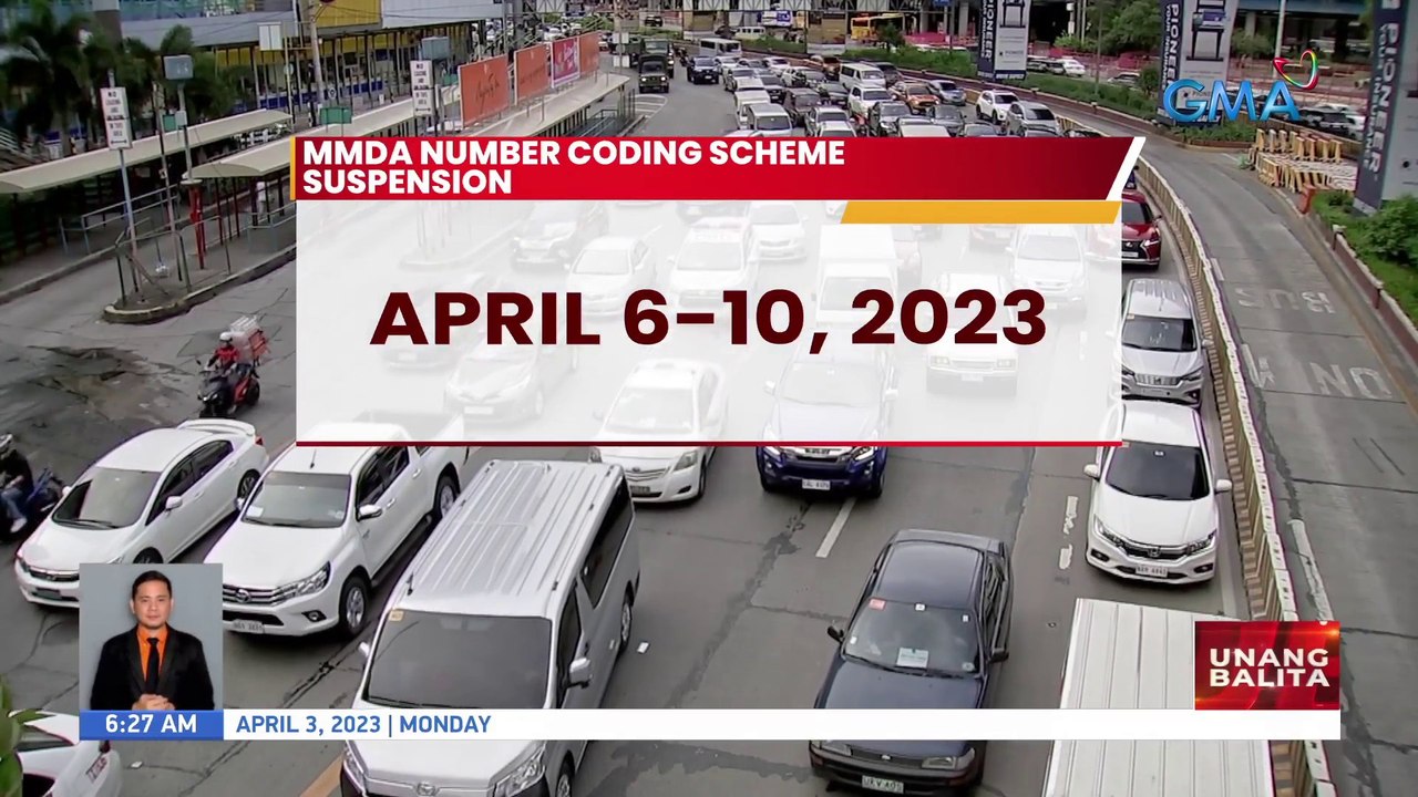Mmda number coding scheme suspension ub video dailymotion