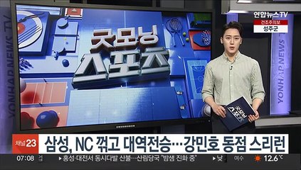 삼성, NC 꺾고 대역전승…강민호 동점 스리런