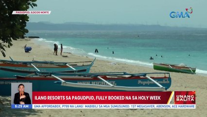 Ilang resorts sa Pagudpud, fully booked na sa Holy Week | UB