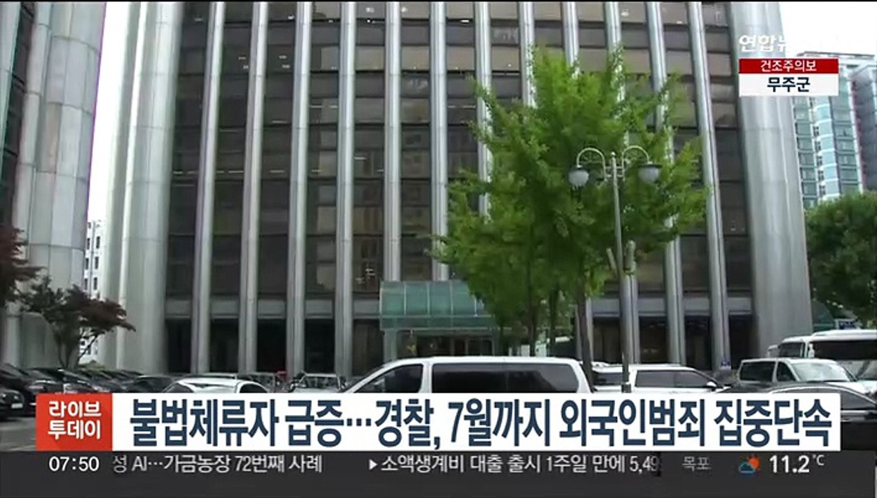 불법체류자 급증…경찰, 7월까지 외국인범죄 집중단속