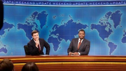 Colin Jost Says He’s ‘Covered in Sweat’ After Michael Che Pulls ‘Saturday Night Live’ April Fools’ Day Prank