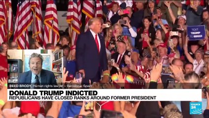 'This is historic, it's the first time that a former US president has been indicted for anything'