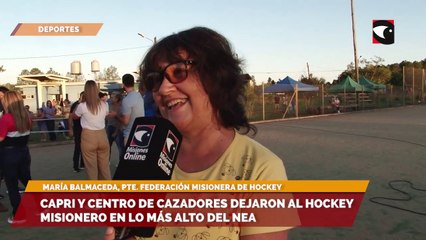 CAPRI y Centro de Cazadores dejaron al hockey misionero en lo más alto del NEA