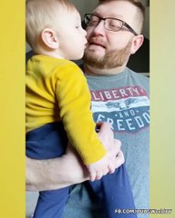 Funniest Daddy Teach Baby To Say