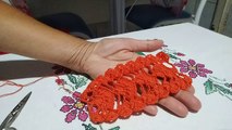 Como fazer bico de crochê fácil/Núbia Sales