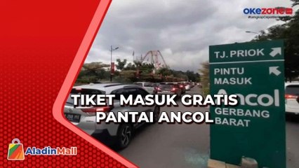Tiket Masuk Gratis, Puluhan Ribu Pengunjung Ngabuburit di Pantai Ancol