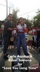 Carlo Aquino & Eissel Serrano for "Love You Long Time" | 2023 Summer MMFF #shorts #pep