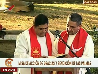 Caracas  | Misa de acción de gracias y bendición de las palmas