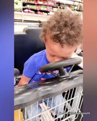 Funny Baby Sleeping with Daddy Cute Moments