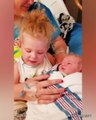 Siblings First Meeting Newborn Baby