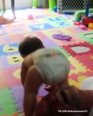 Cute Babies Doing Exercise So Funny (2)