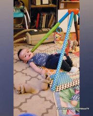 Funny Baby Doing Exercise Moments - ️ Funny Cute Video