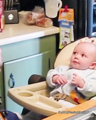 Cutest Baby's Reaction to Daddy Playing Guitar