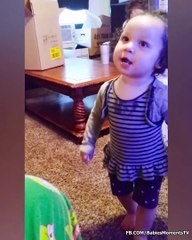 Naughtiest Baby Argues With Daddy