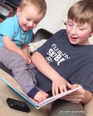 Adorable Baby Boxer Tries Out Moves