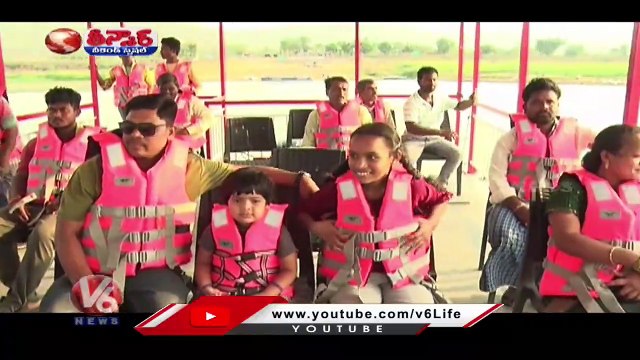 Boat Ride Started By Telangana Tourism In Kumram Bheem Irrigation Project _ V6 Weekend Teenmaar