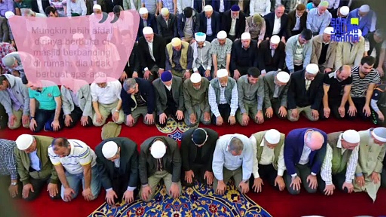 Isteri ‘menderita’ suami berbuka di masjid