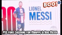 Messi Reaction to PSG Fans Chanting Ronaldo and Booing him at Corner as Messi Instruct Renato Sanchez