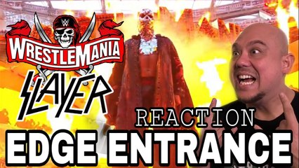 Slayer South of Heaven at Wrestlemania During Edge Entrance Reaction